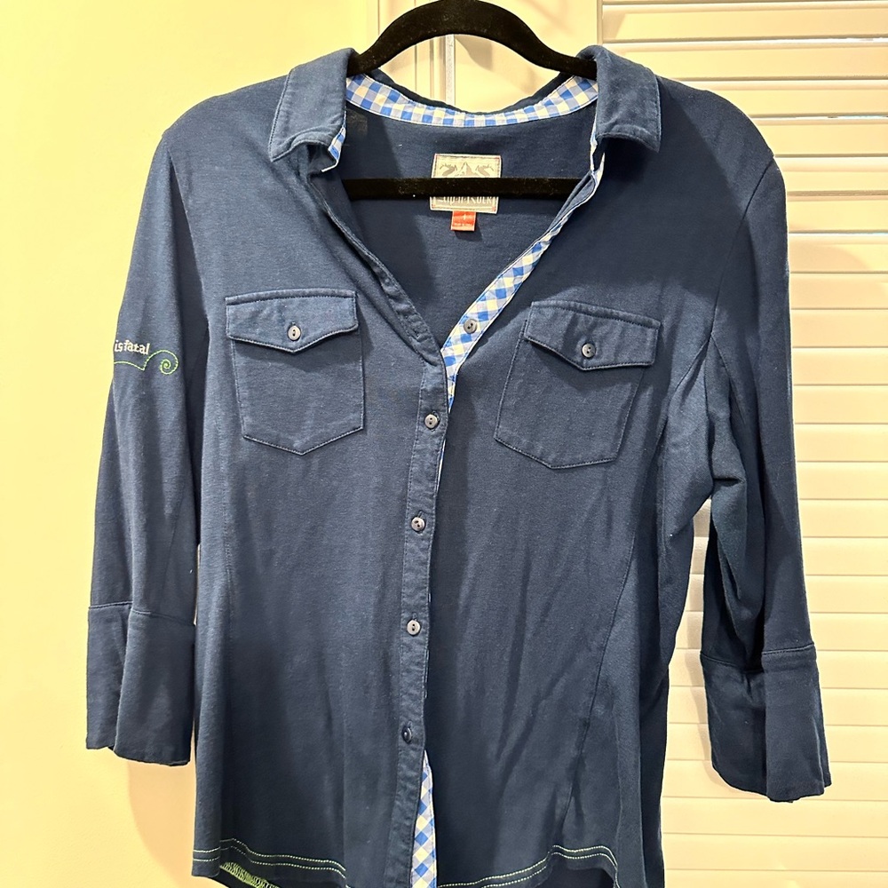 Alp N Rock Blue Women's Top